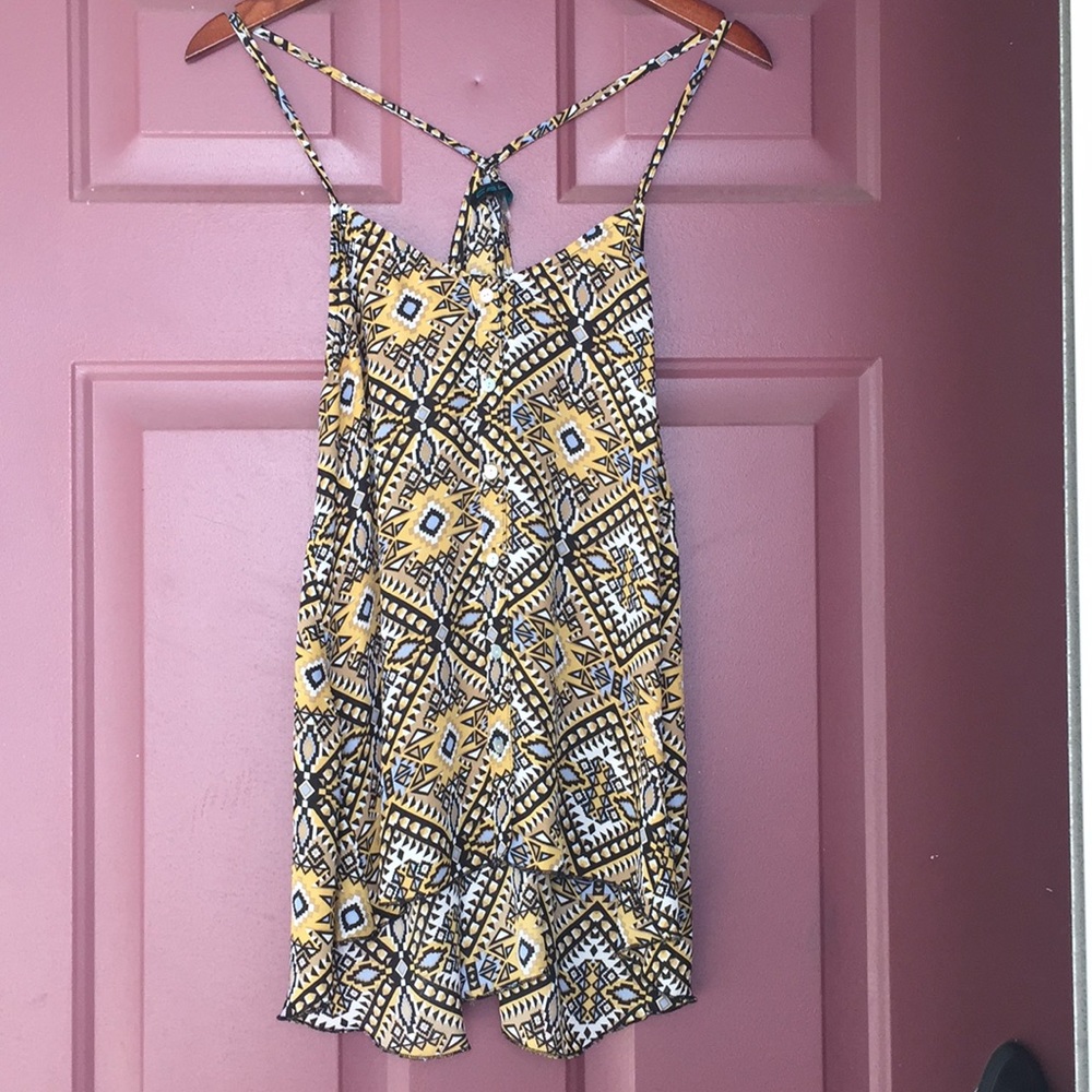 Gold Aztec Tank
